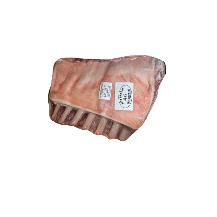 Aus. Lamb Rack (Frenched) Cap On